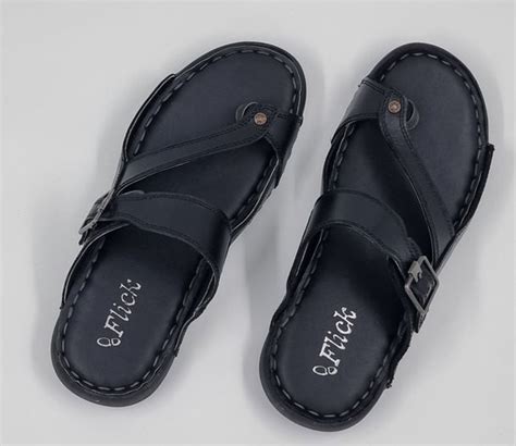 Teenslippers leer Fendi zwart maat 36 IT in Leer 